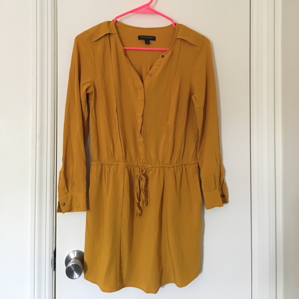 Mustard Long Sleeve Dress