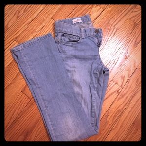 gap light washed straight leg jeans