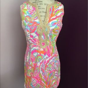 Lilly Pulitzer Shift dress in scuba to Cuba