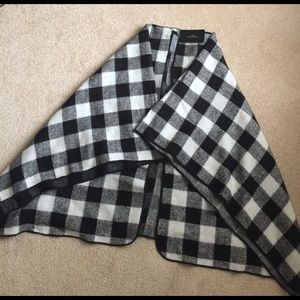 NWT Zara Women's Reversible Cape/Wraparound