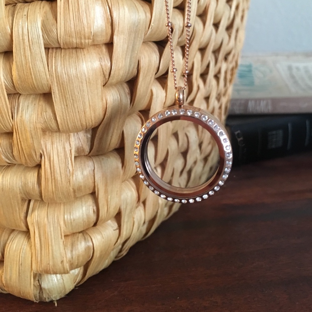Origami Owl Locket Rose Gold