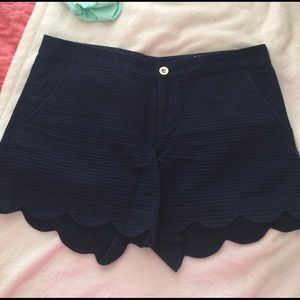 Navy Buttercup Shorts