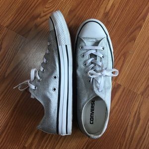 New Silver converse