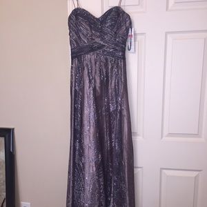 Sparkly Purple Prom Dress
