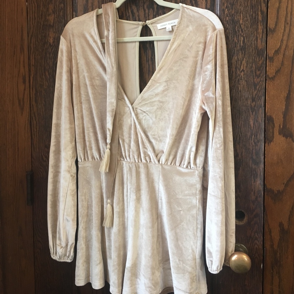 Pitaya Velvet Romper
