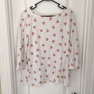Loft watermelon top