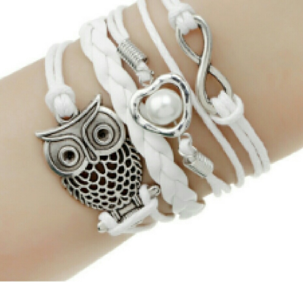 Owl and Pearl Bracelet 💫