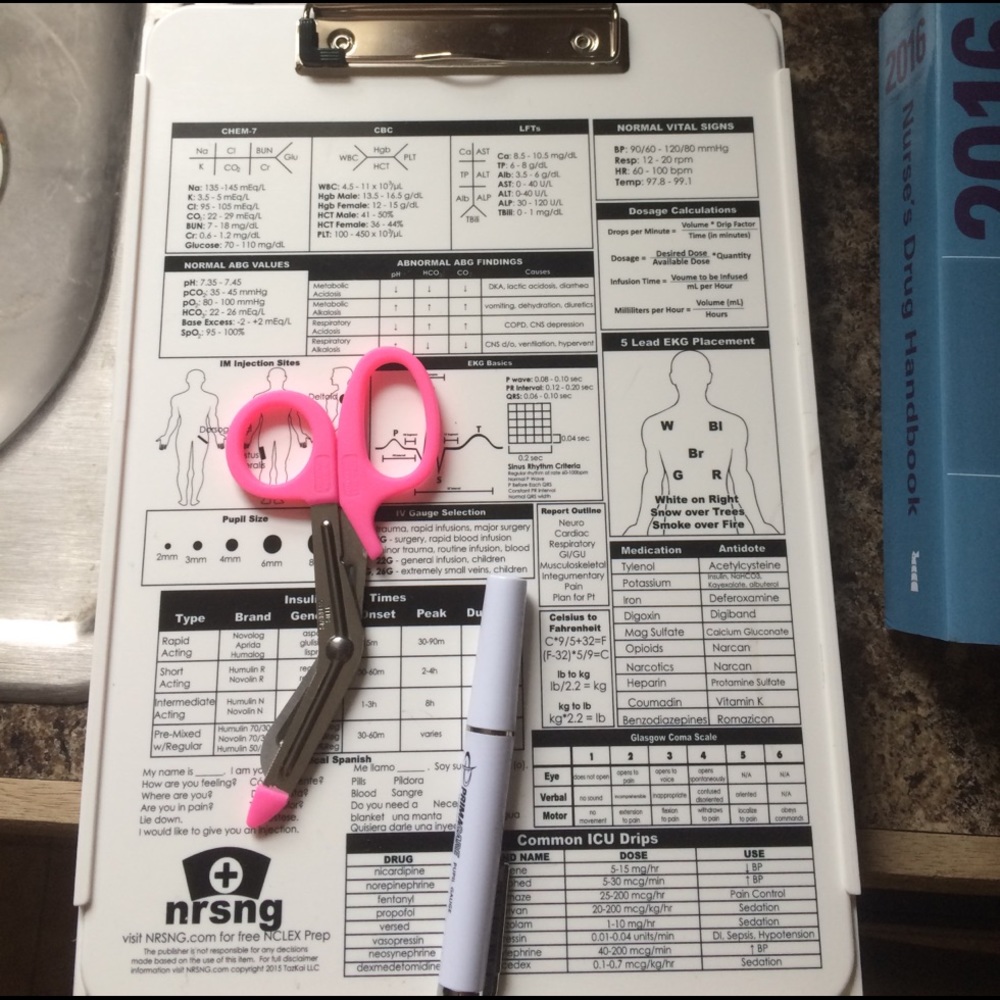 Nursing school stuff
