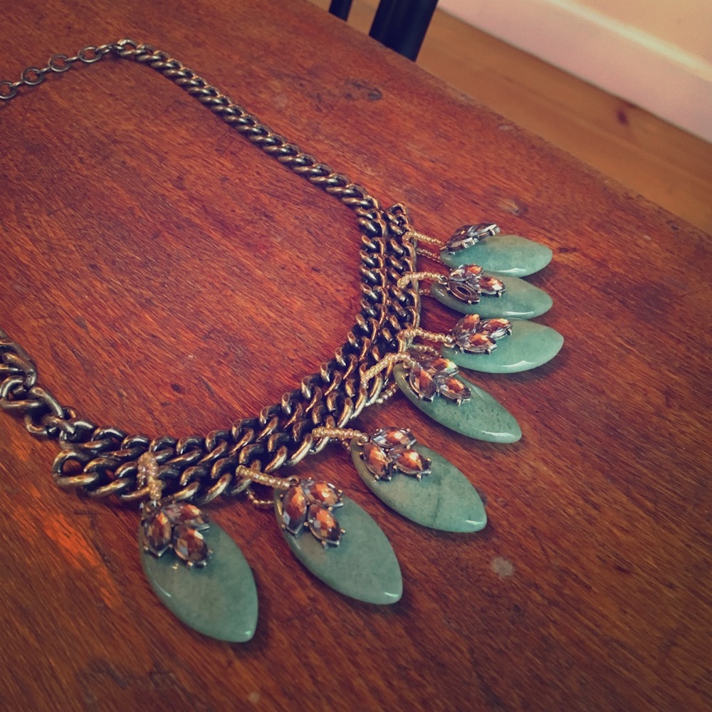 Jade Green Beaded Necklace