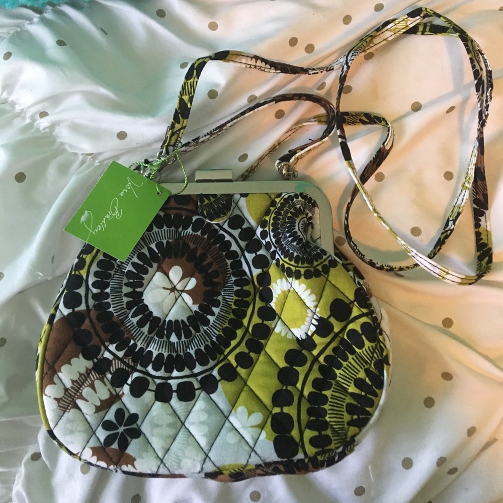 NWT Vera Bradley Crossbody Bag "Cocoa Moss"