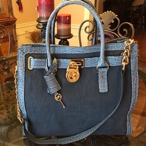 Mk handbag measurement 12 1/2 "L by 14"w