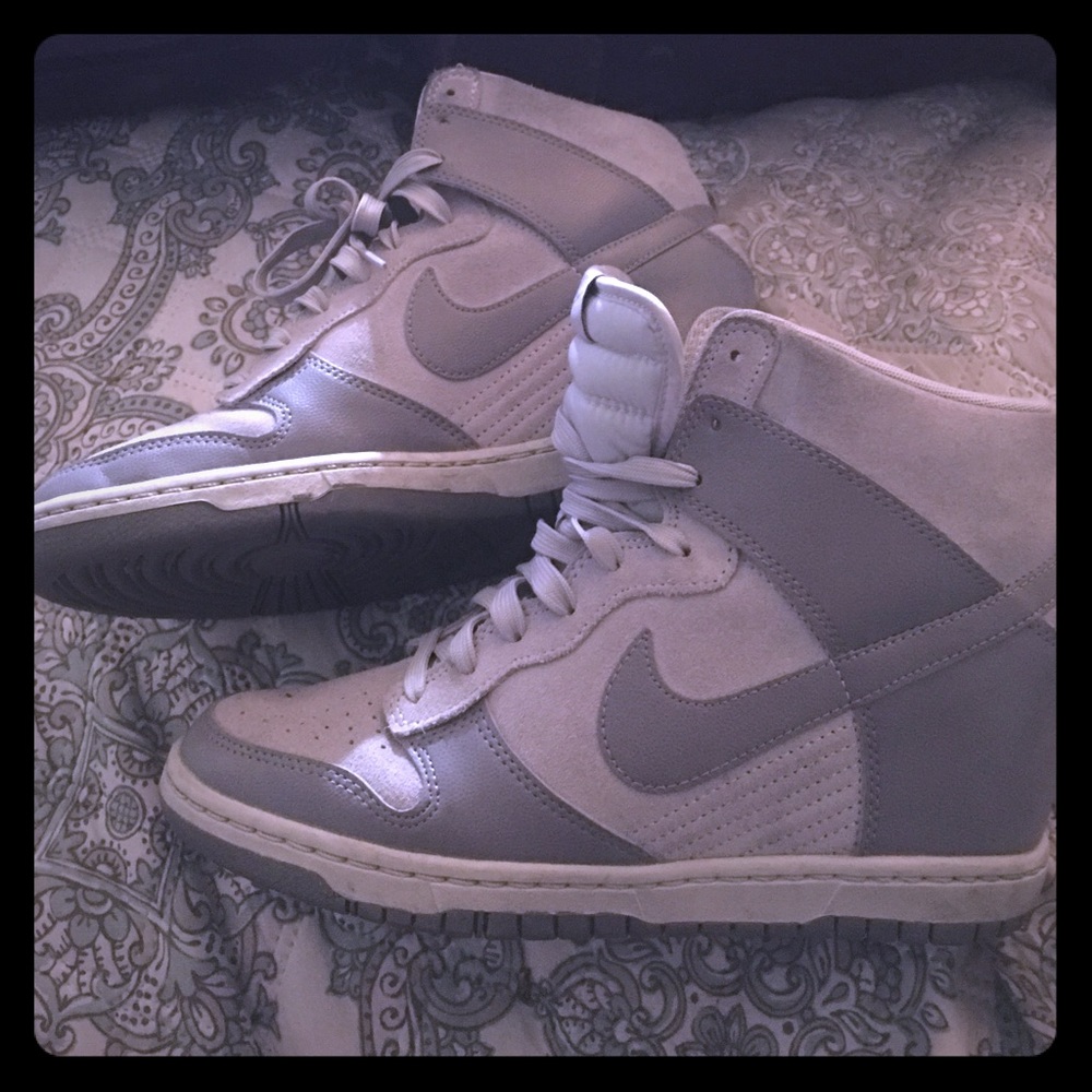 Women's Nike Dunk Sky-Hi with hidden wedge
