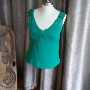 Ann Taylor beautiful emerald green top
