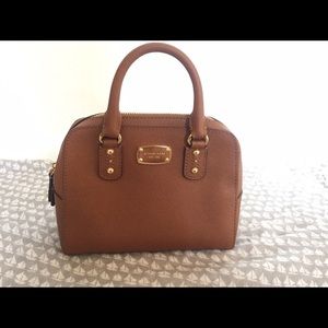 Michael Kors Saffiano Leather Small Satchel