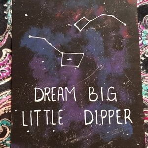 Big little galaxy canvas