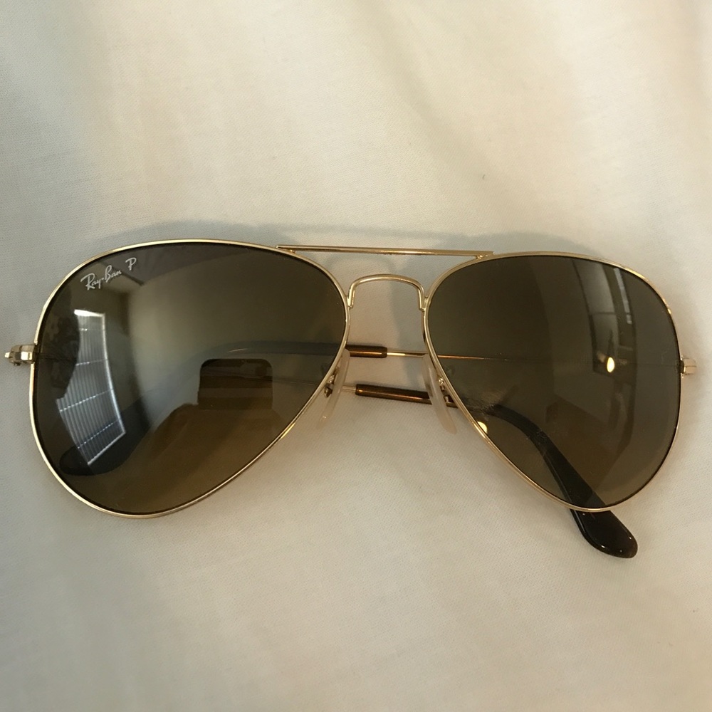 Polarized ray bans barely worn good condition