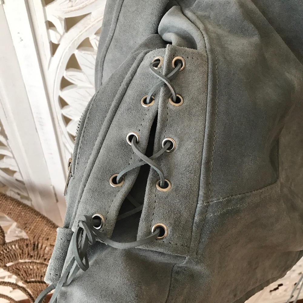 for love & lemons | belted suede moto jacket - Picture 4 of 7