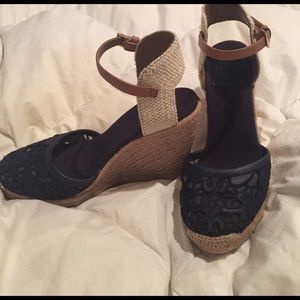 Tory Burch Wedge Heeled Espadrilles