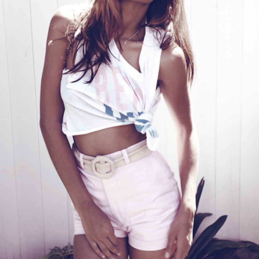 {WILD FOX} Beach Bum Muscle Tee Tank