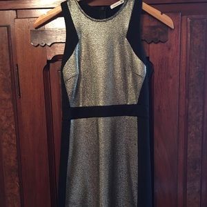 Black n Gold short dress