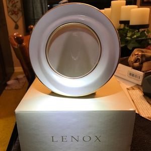 Lenox ivory China  and 24k gold picture frame