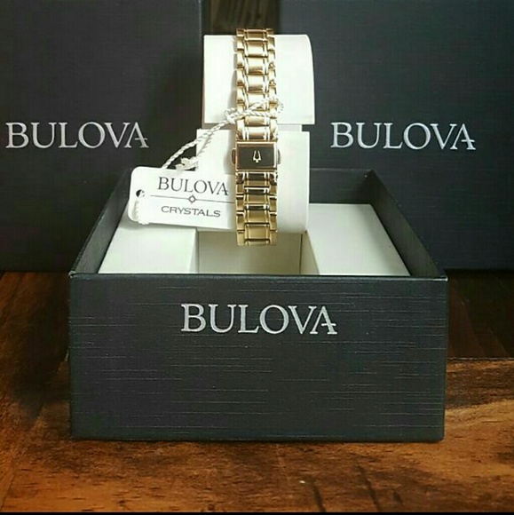 sale, New BULOVA Crystal Gold Watch - www.messiah.us display picture 1