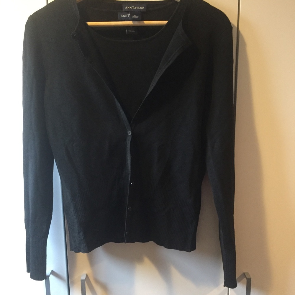 Ann Taylor Cardigan & Tank set
