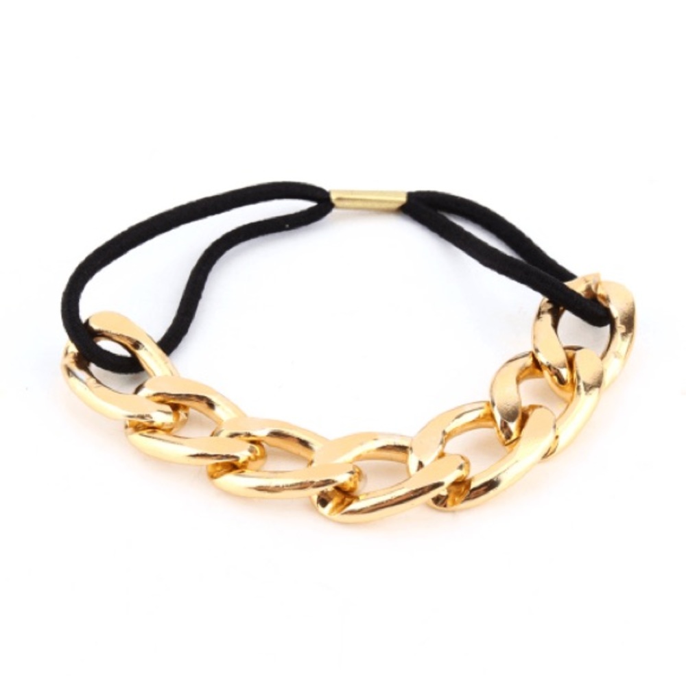 2 Pcs Chain Link Ponytail Holder