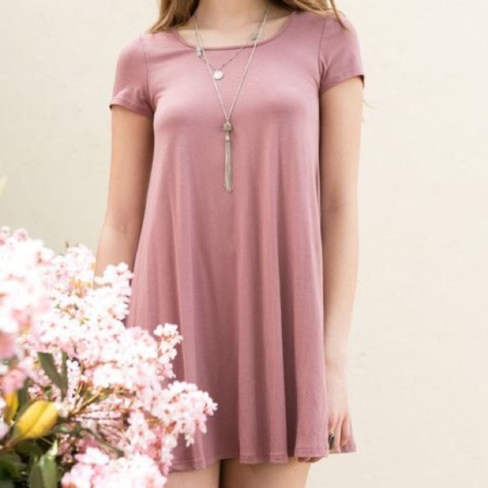 Forever 21 Mauve shift dress