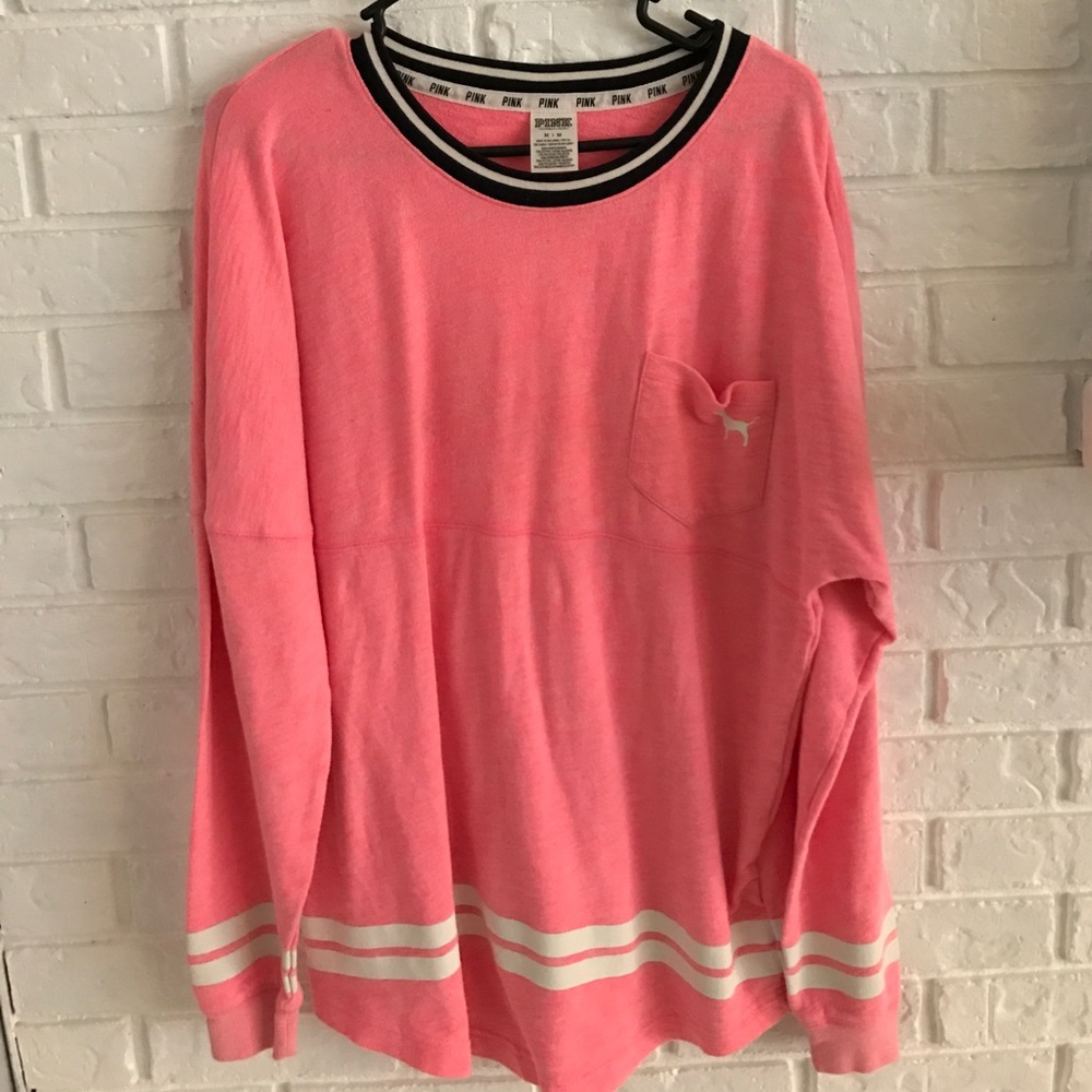 Victoria's Secret PINK spirit jersey sweatshirt