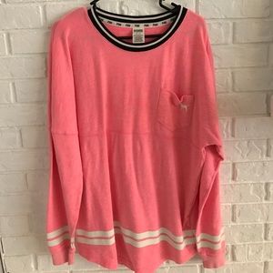 Victoria's Secret PINK spirit jersey sweatshirt