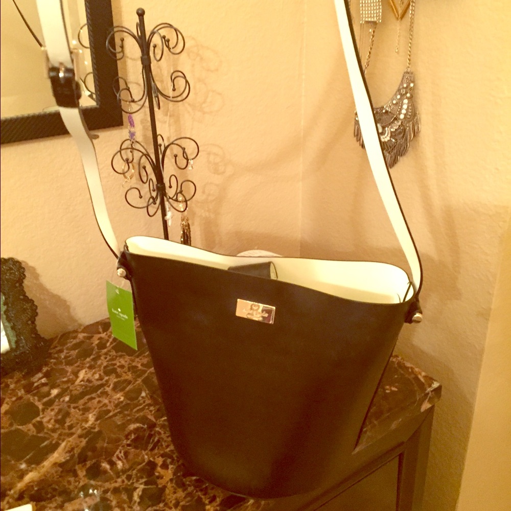 Kate Spade black leather purse