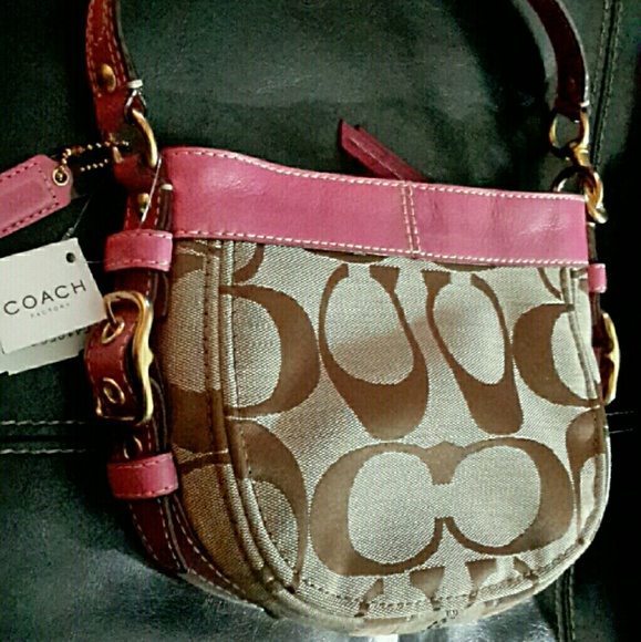 Coach Signature Hobo Bag - Picture 2 of 12