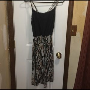 Animal print dress