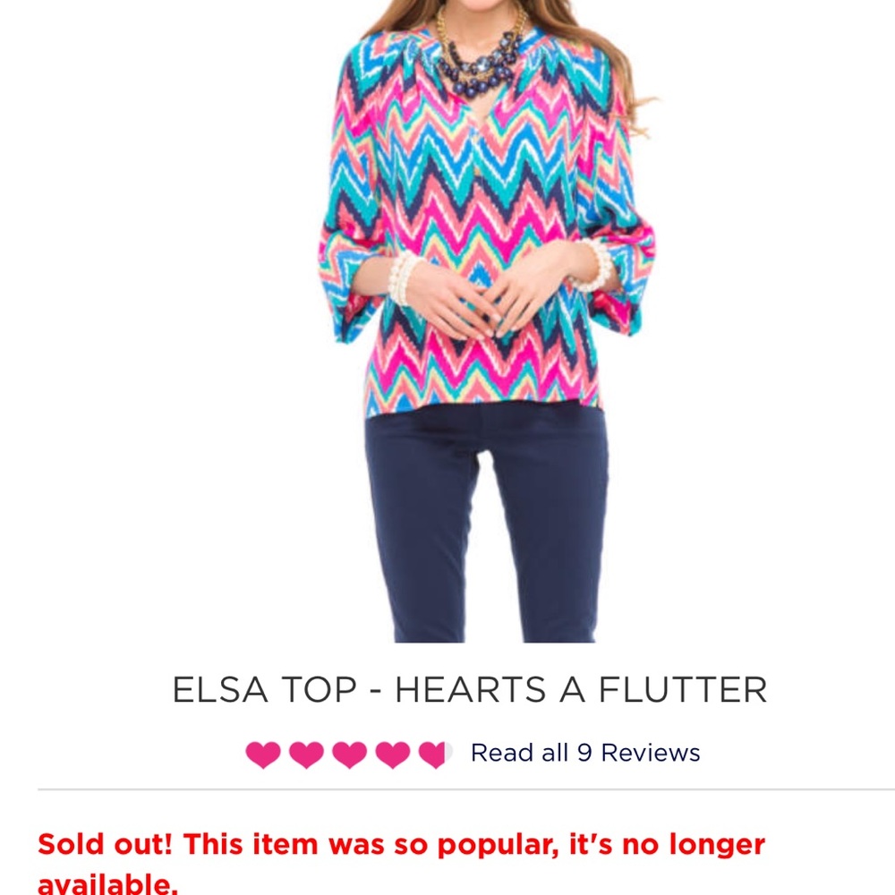 Silk Lily Pulitzer shirt.