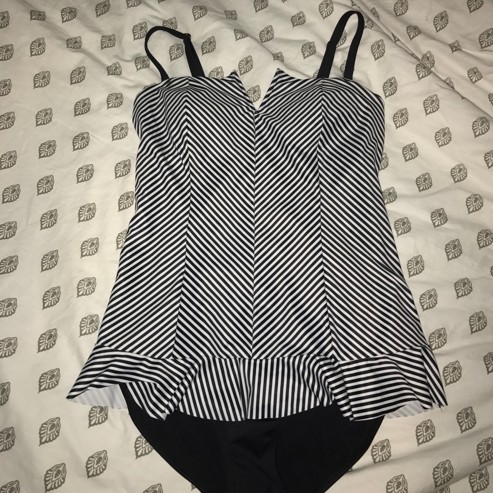 Spans one piece bathing suit!