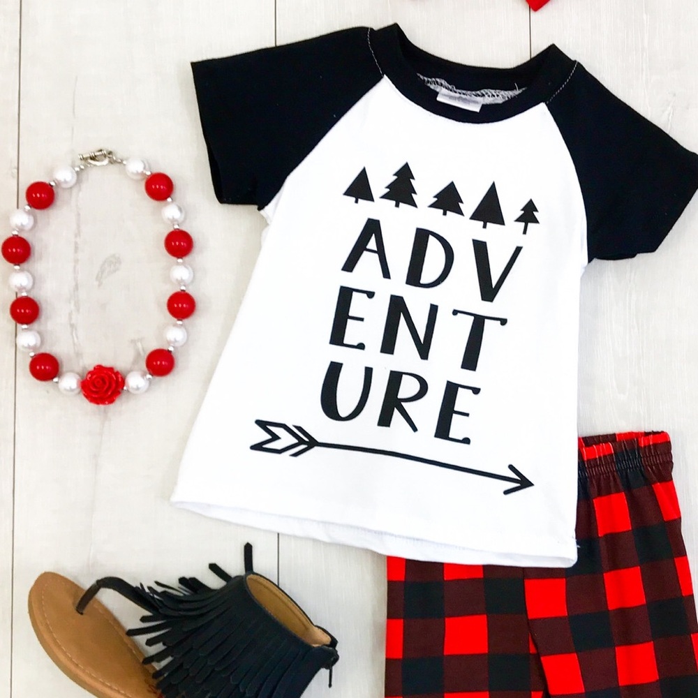 Adventure plaid set