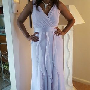 Lilac Vera Wang Bridesmaids Dress