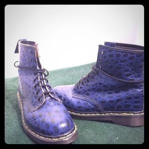 Retro Blue Dr. Marten's 👽