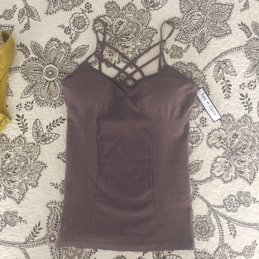 Strappy, super stretchy workout top