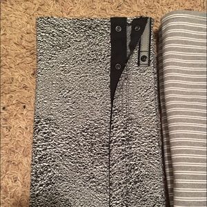 Black and White Speckled Vinyasa Scarf, Lululemon