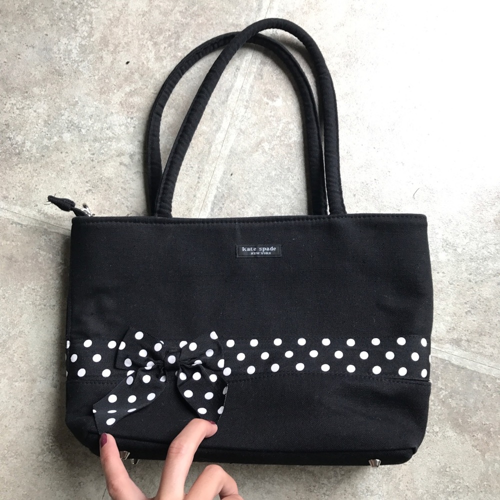 Polka dot Kate Spade tote