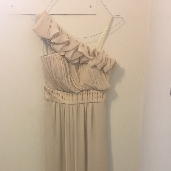 BCBG MAX&CLEO One Shoulder, Long Dress, Chiffon - Picture 1 of 3