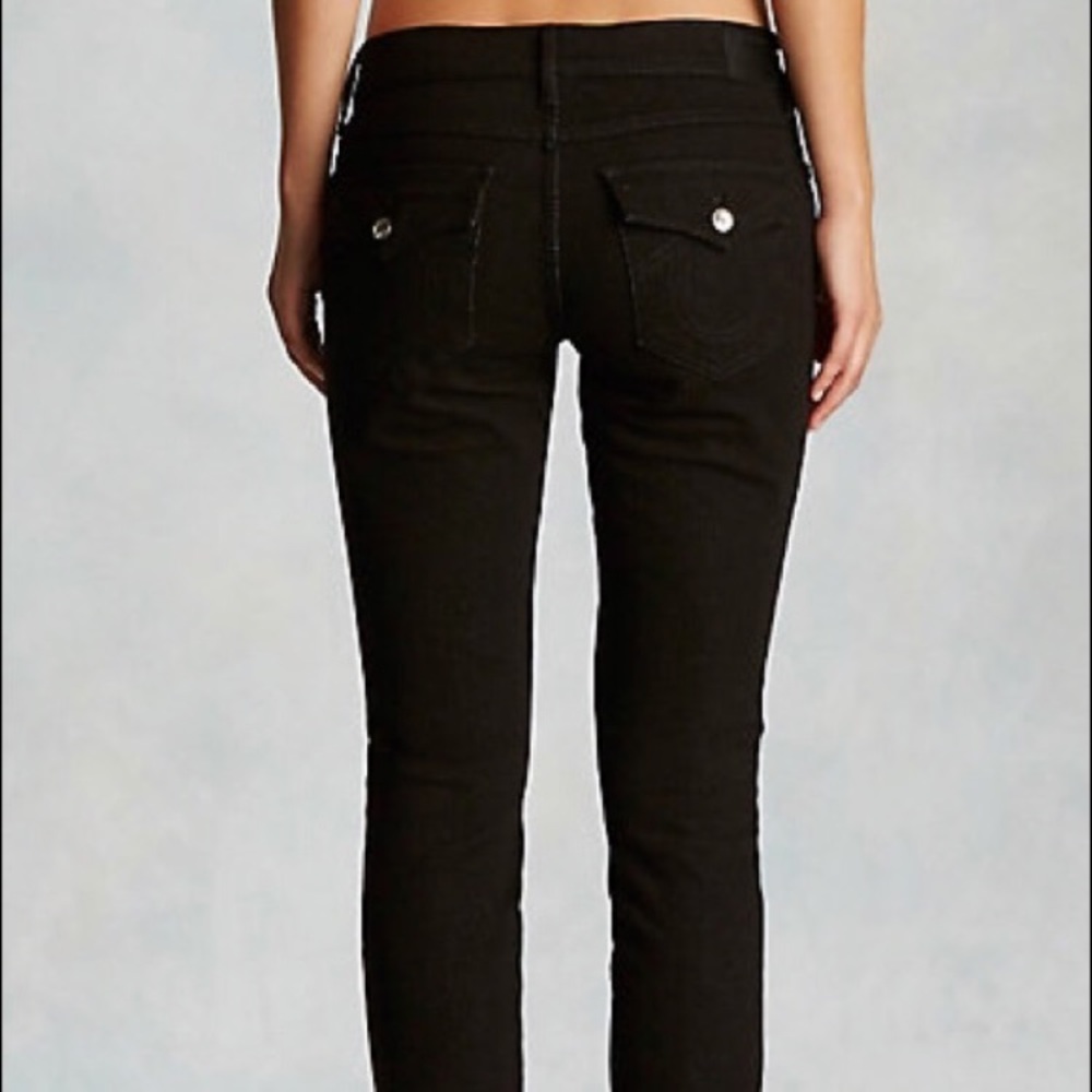 True Religion Black Skinny Jeans