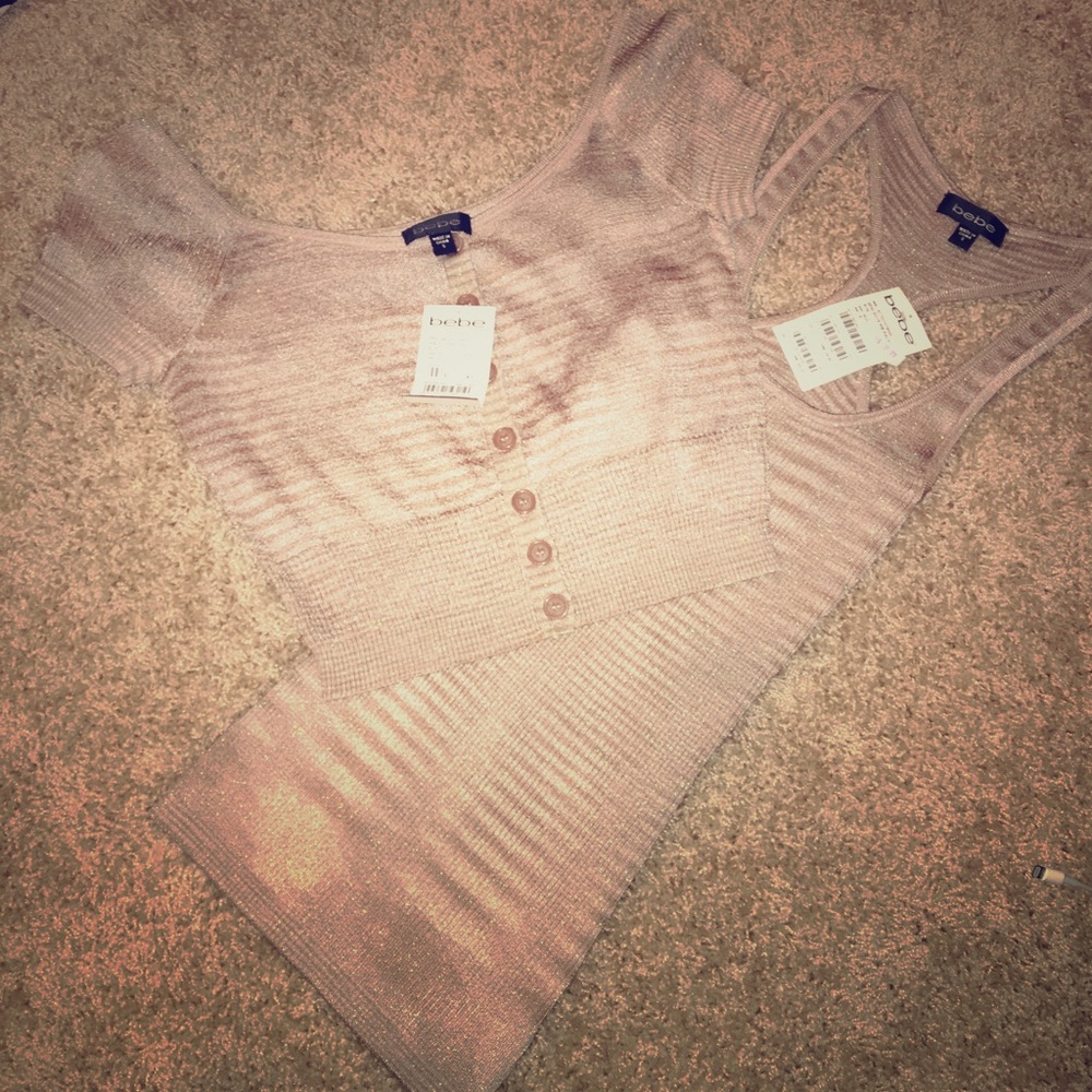 2 piece tank and sweater set