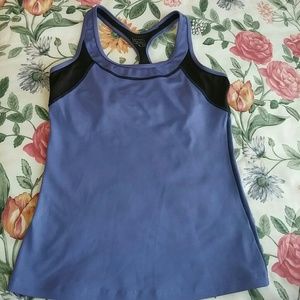 Aspire racerback tank top.