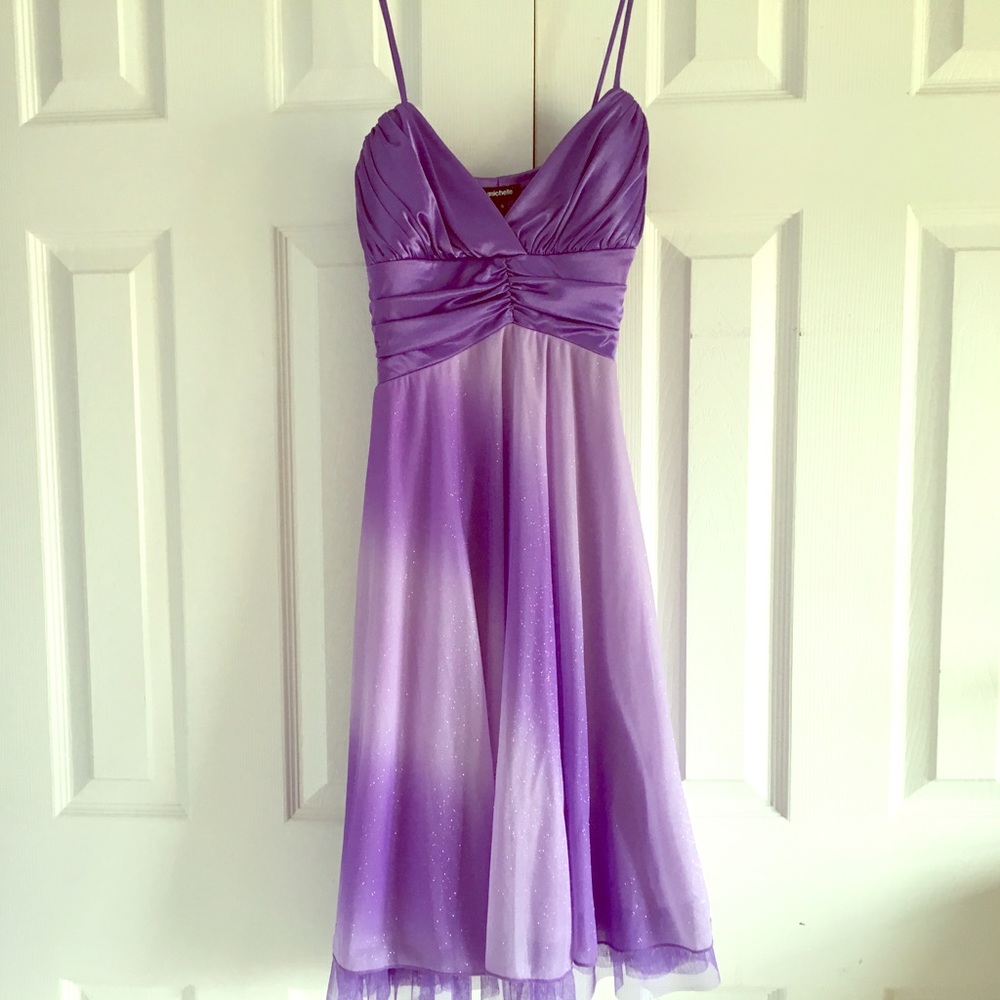 Purple sparkled dress
