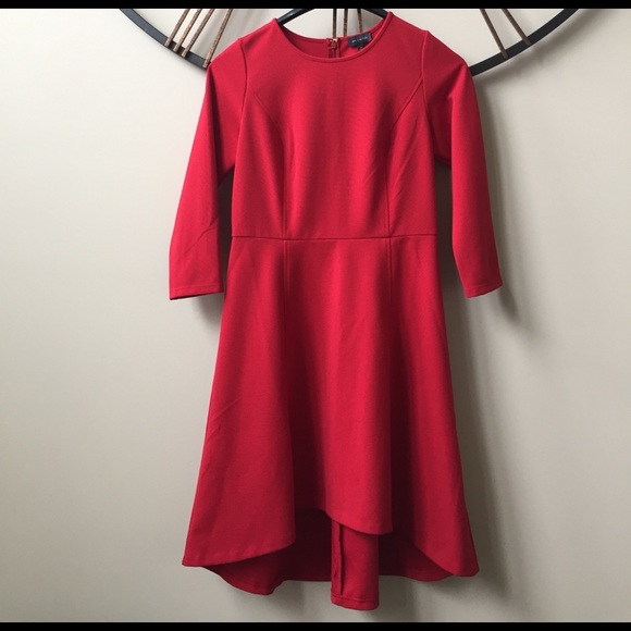 The Limited Dresses & Skirts - The Limited red high low work dress