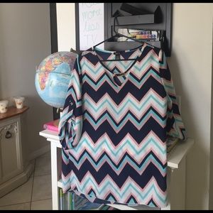 Multi colored blouse