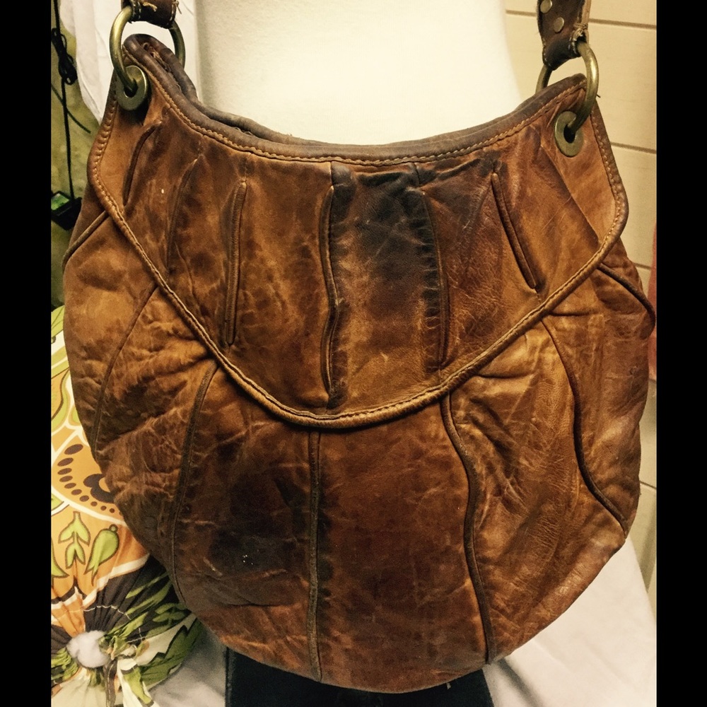 Distressed Leather bag